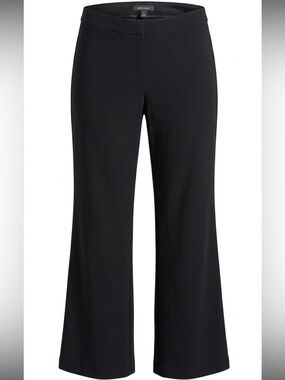ING Black Pull On Bootcut Dress Pants 1X | Stretch Career Work Office